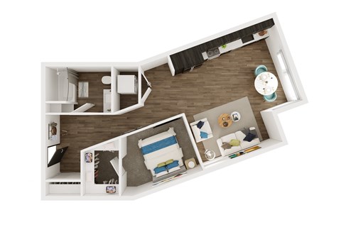 BARNACLE, Open 1 Bed, 1 Bath at Marina Square, Washington, 98337